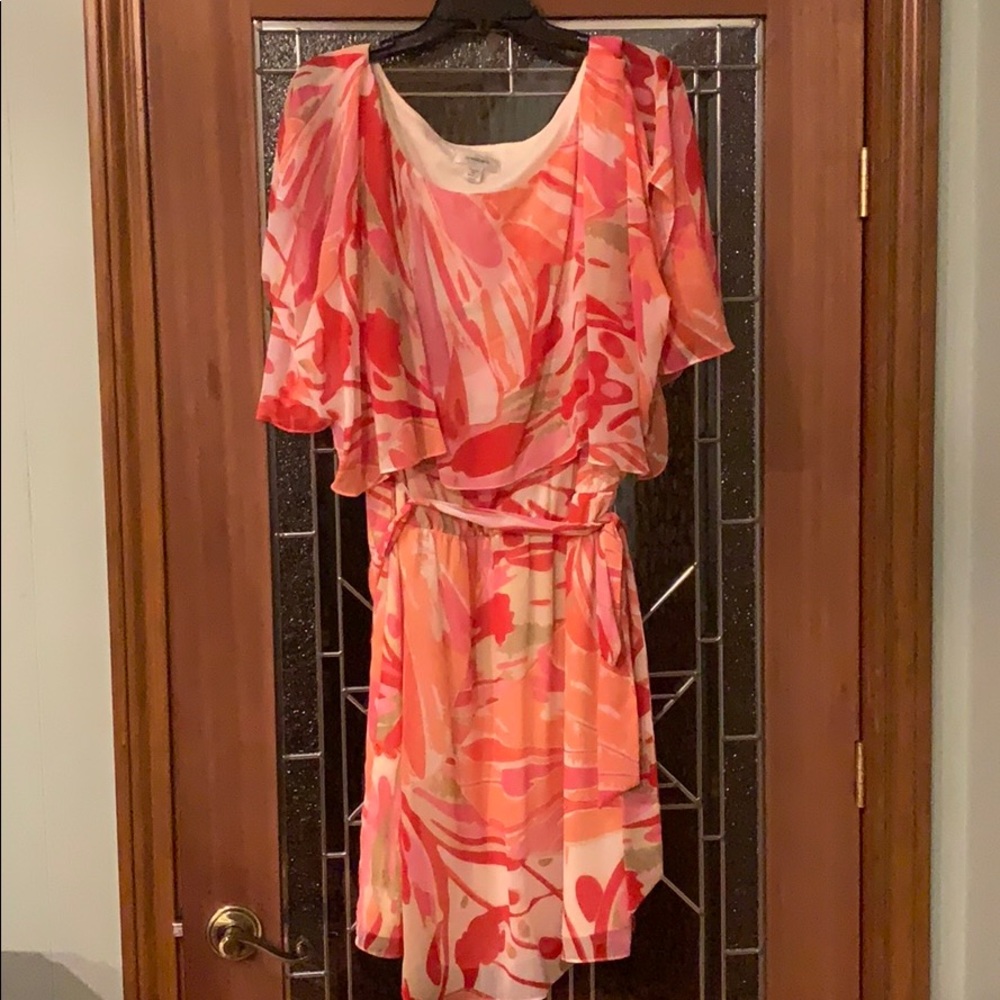 Dressbarn Pink print dress